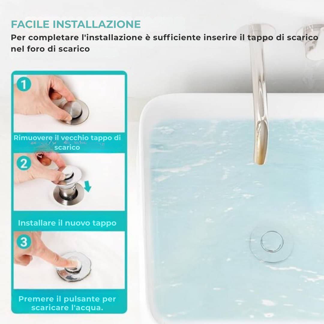 Tappo di scarico universale con filtro integrato