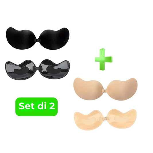 Set di 2 reggiseni push-up autoadesivi