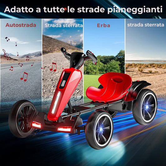 My Kart® - Go-Kart elettrico pieghevole 6V per bambini