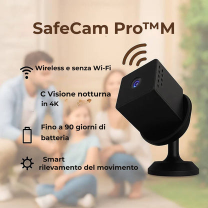 SafeCam Pro™ | Sempre protetto, anche senza Internet o alimentazione elettrica