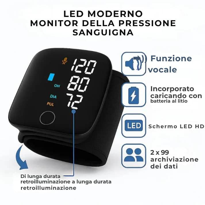 NovaTrack™ – Misuratore di pressione sanguigna ad alta precisione