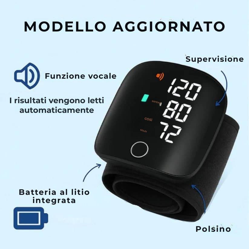 NovaTrack™ – Misuratore di pressione sanguigna ad alta precisione
