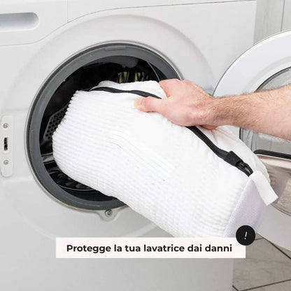 Sacchetto per scarpe da lavare