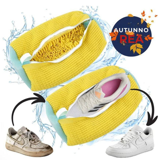 Sacchetto per scarpe da lavare