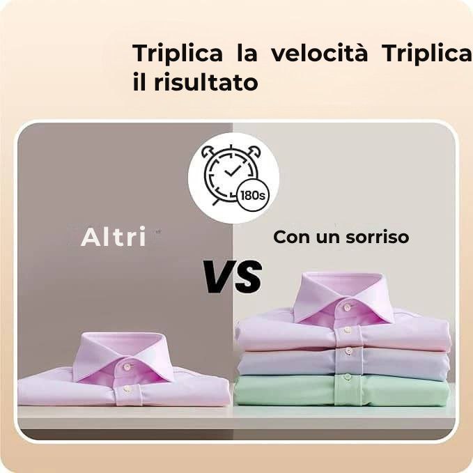 STEAMIFY™ Ferro da stiro a vapore professionale con funzione di aspirazione – Niente pieghe in pochi secondi