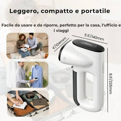 STEAMIFY™ Ferro da stiro a vapore professionale con funzione di aspirazione – Niente pieghe in pochi secondi