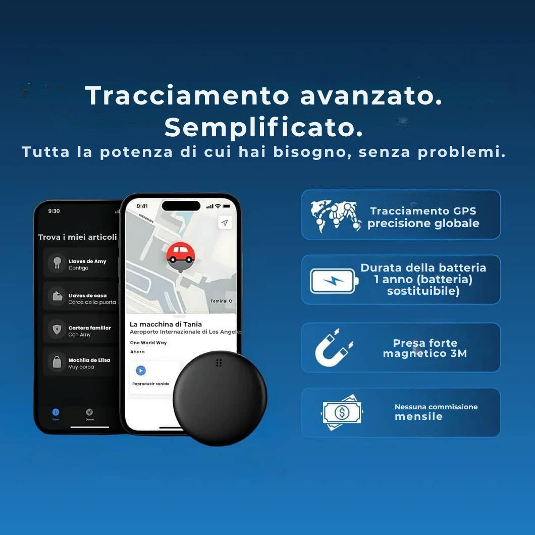 Trackly™ – Non solo un localizzatore GPS per auto. Il tuo cercatore di tutto.