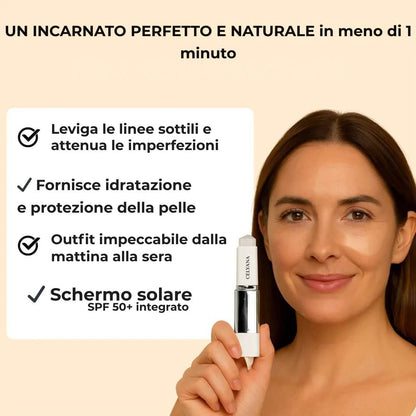 Fondotinta 2 in 1 con pennello integrato