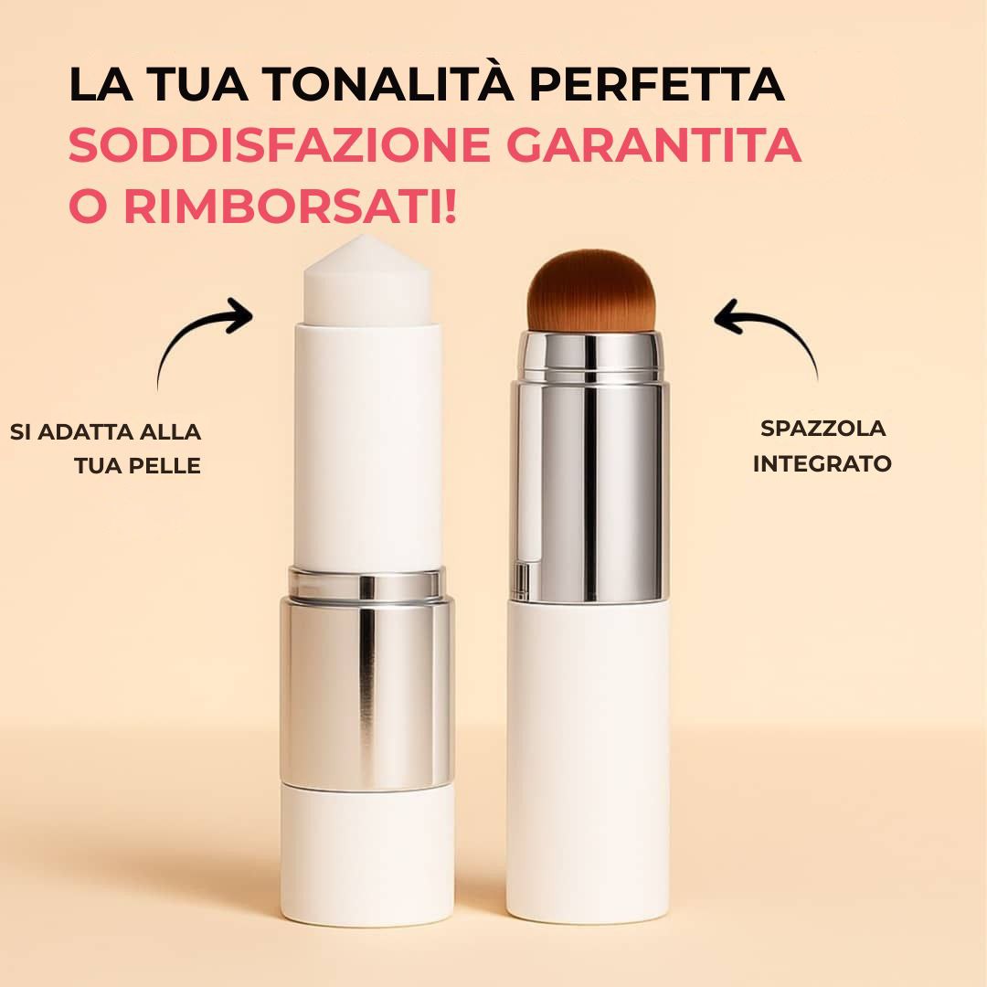 Fondotinta 2 in 1 con pennello integrato