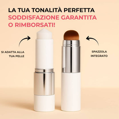 Fondotinta 2 in 1 con pennello integrato