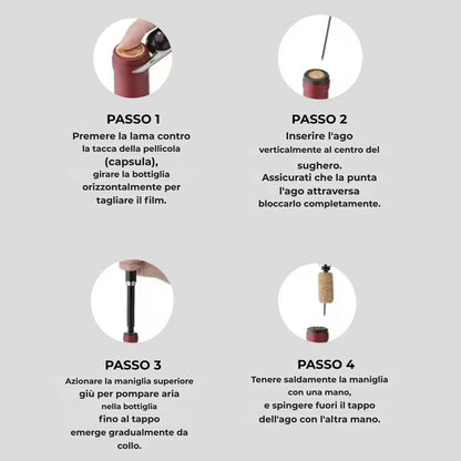 CAMPANA PER BOTTIGLIE CON POMPA AD ARIA