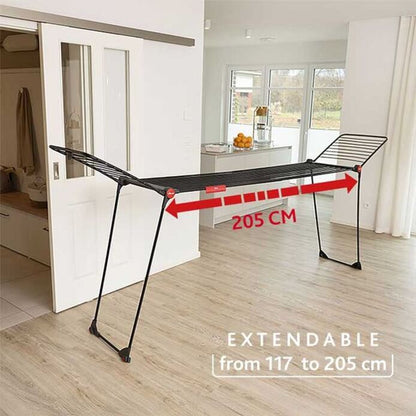 Stendibiancheria da interno Vileda Infinity Flex® Fili XXL oltre 2 metri, Stabile e Robusto, Trasporto Pratico