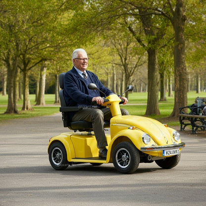 Scooter per disabili ispirato al Maggiolino